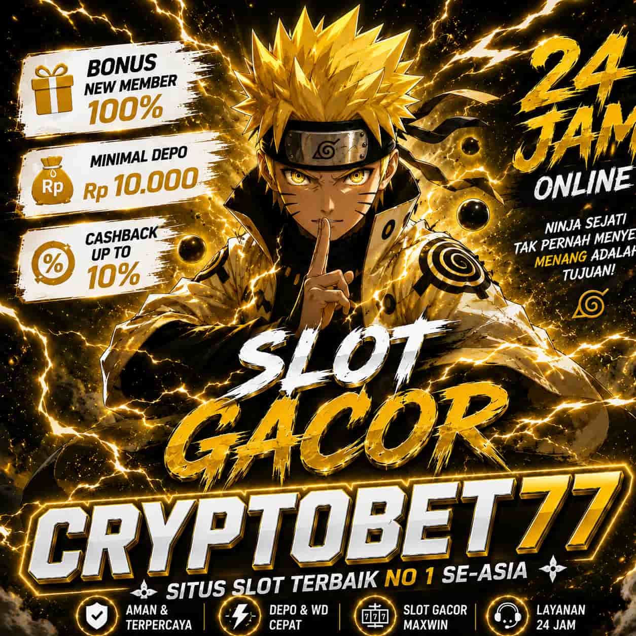 CRYPTOBET77 Banner